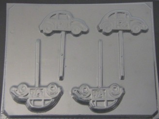 3010 VW Car Chocolate or Hard Candy Lollipop Mold